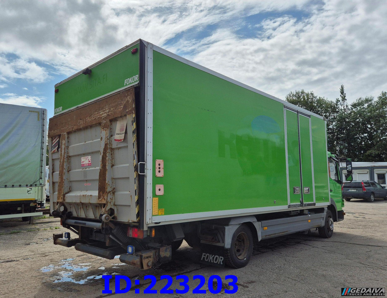 MERCEDES-BENZ Atego 818 4x2 Euro5 Manual - Dobozos felépítményű teherautó: 4 kép. MERCEDES-BENZ Atego 818 4x2 Euro5 Manual - Dobozos felépítményű teherautó: 4 kép.