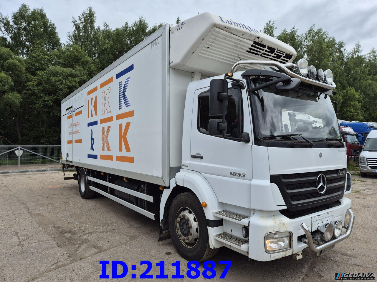 MERCEDES-BENZ Axor 1833 - Manual - Hűtős teherautó: 4 kép. MERCEDES-BENZ Axor 1833 - Manual - Hűtős teherautó: 4 kép.