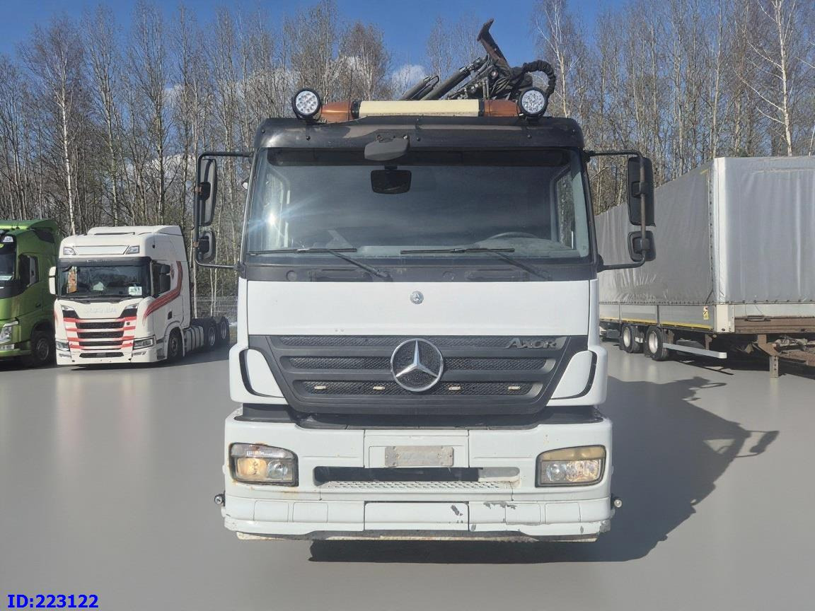 MERCEDES-BENZ Axor 2533 6x2 + Atlas 332.3E Crane - Billenőplatós teherautó: 2 kép. MERCEDES-BENZ Axor 2533 6x2 + Atlas 332.3E Crane - Billenőplatós teherautó: 2 kép.