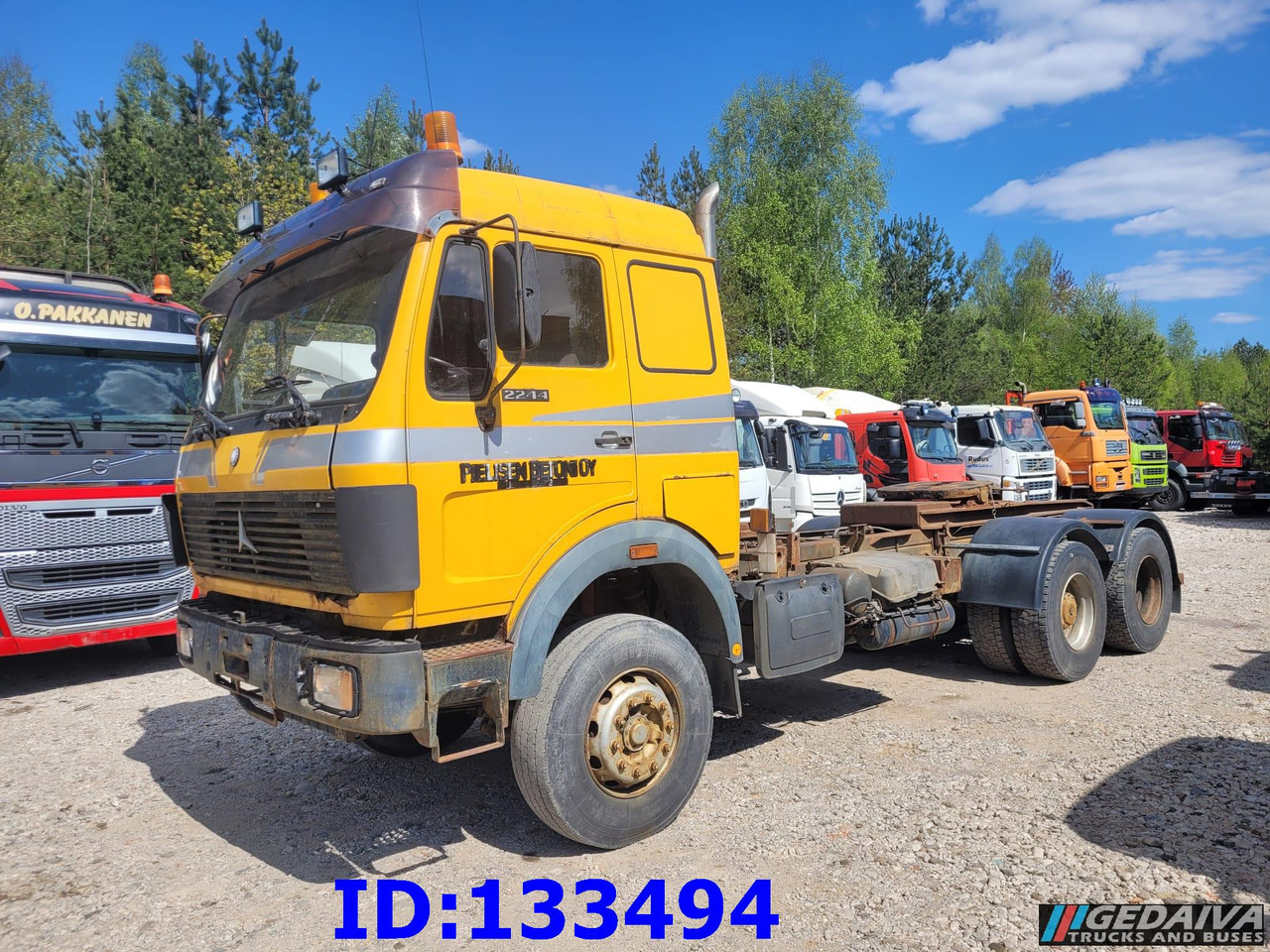 MERCEDES-BENZ SK 2544 6x2 - Manual - Full Steel - Nyergesvontató: 1 kép. MERCEDES-BENZ SK 2544 6x2 - Manual - Full Steel - Nyergesvontató: 1 kép.