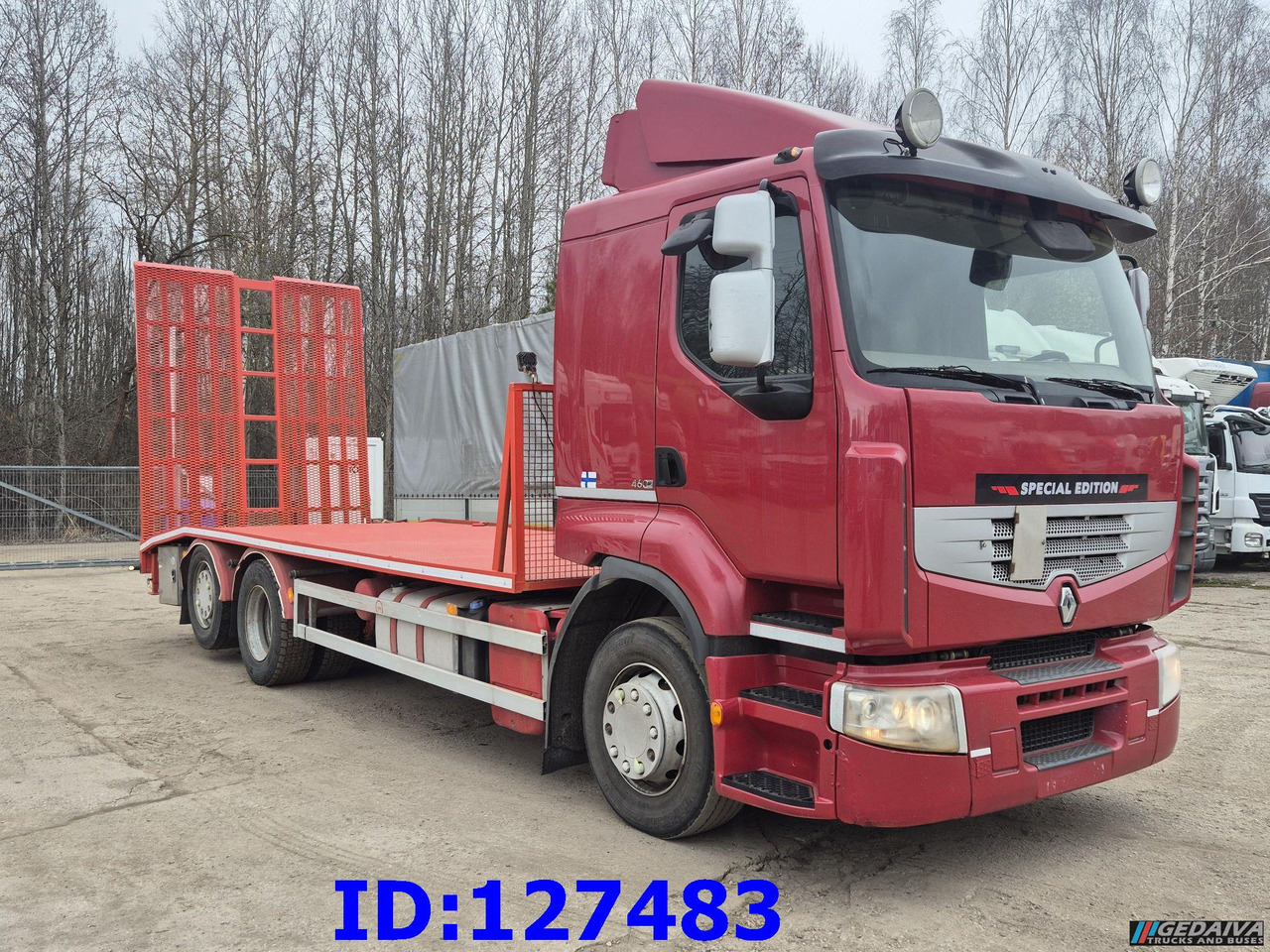 RENAULT Premium 460 6x2 (Steering axel) Euro5 - Platós teherautó: 4 kép. RENAULT Premium 460 6x2 (Steering axel) Euro5 - Platós teherautó: 4 kép.