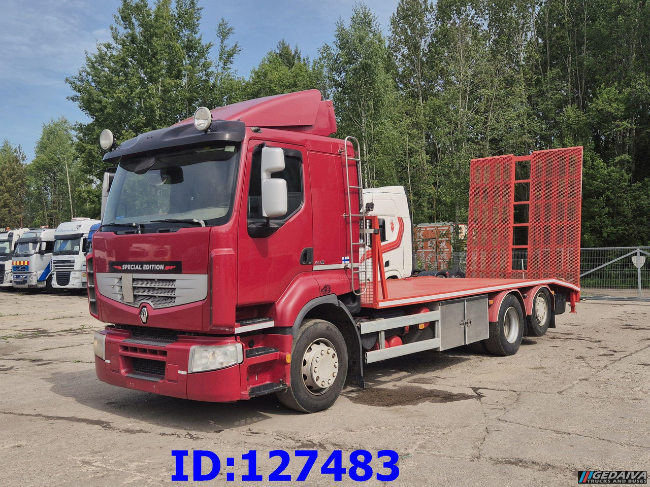 RENAULT Premium 460 6x2 (Steering axel) Euro5 - Platós teherautó: 1 kép. RENAULT Premium 460 6x2 (Steering axel) Euro5 - Platós teherautó: 1 kép.