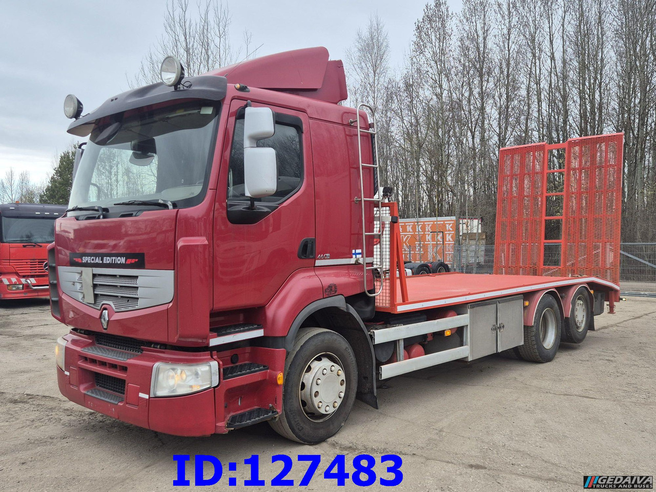 RENAULT Premium 460 6x2 (Steering axel) Euro5 - Platós teherautó: 1 kép. RENAULT Premium 460 6x2 (Steering axel) Euro5 - Platós teherautó: 1 kép.