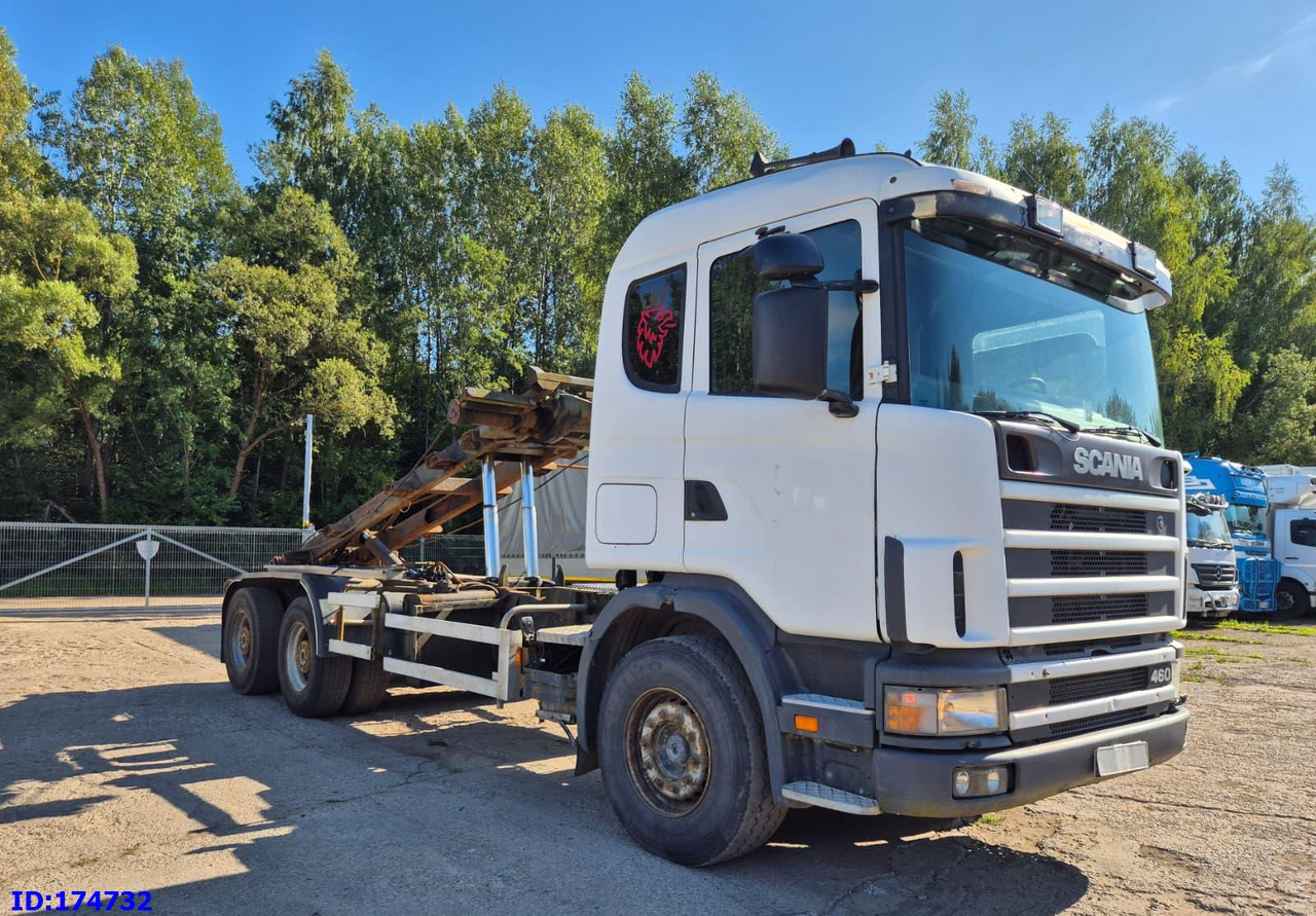 SCANIA 144 - 6x4 - Full Steel - Big Axles - 3 Pedals - Billenőplatós teherautó: 4 kép. SCANIA 144 - 6x4 - Full Steel - Big Axles - 3 Pedals - Billenőplatós teherautó: 4 kép.