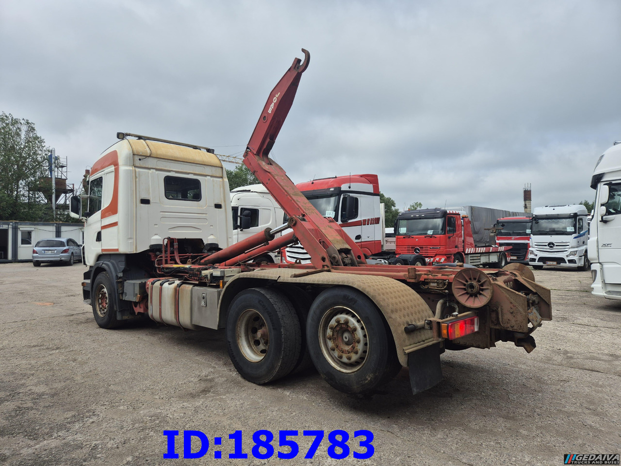 SCANIA R500 6x2 Hook lift - Horgos rakodó teherautó: 5 kép. SCANIA R500 6x2 Hook lift - Horgos rakodó teherautó: 5 kép.