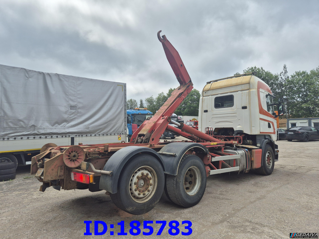 SCANIA R500 6x2 Hook lift - Horgos rakodó teherautó: 4 kép. SCANIA R500 6x2 Hook lift - Horgos rakodó teherautó: 4 kép.