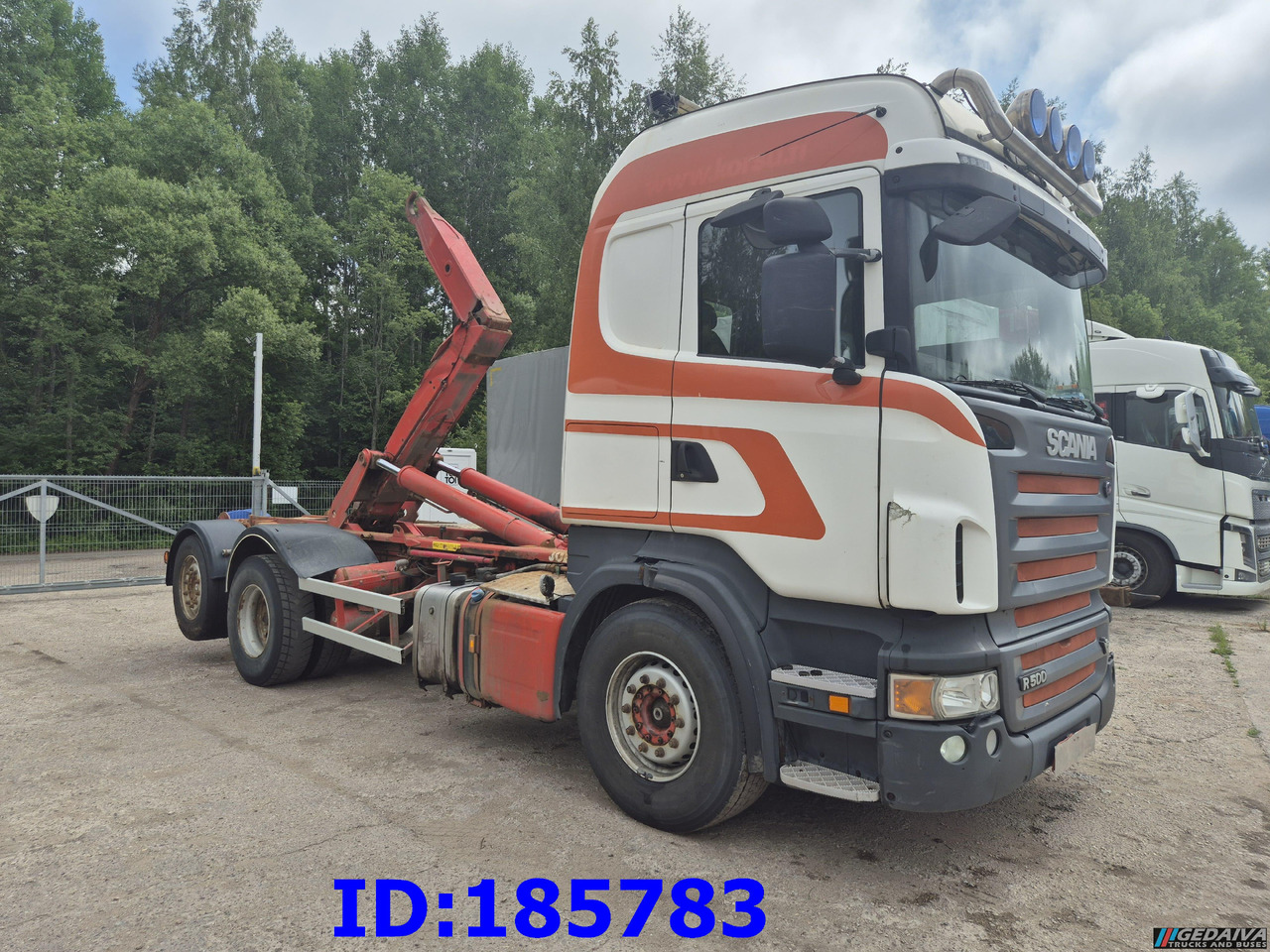 SCANIA R500 6x2 Hook lift - Horgos rakodó teherautó: 4 kép. SCANIA R500 6x2 Hook lift - Horgos rakodó teherautó: 4 kép.