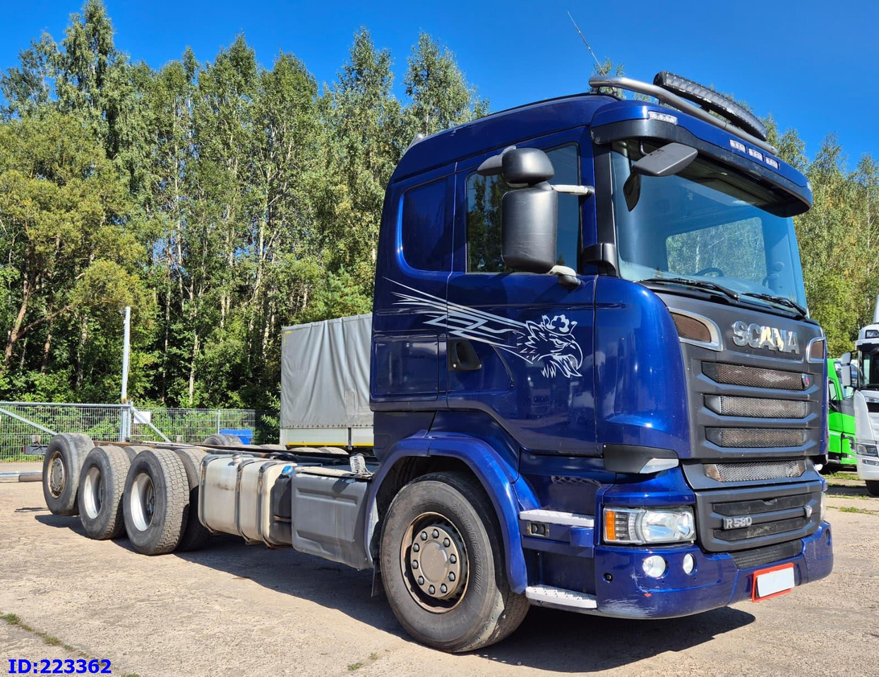 SCANIA R580 8x4 Euro6 Retarder - Alvaz teherautó: 2 kép. SCANIA R580 8x4 Euro6 Retarder - Alvaz teherautó: 2 kép.