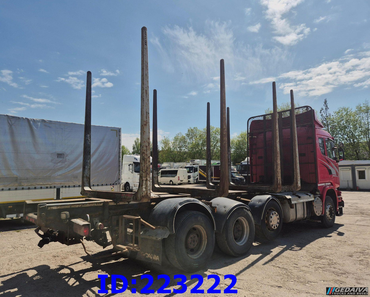 SCANIA R620 - 8x4 - Steering axle - Rönkszállító teherautó: 5 kép. SCANIA R620 - 8x4 - Steering axle - Rönkszállító teherautó: 5 kép.
