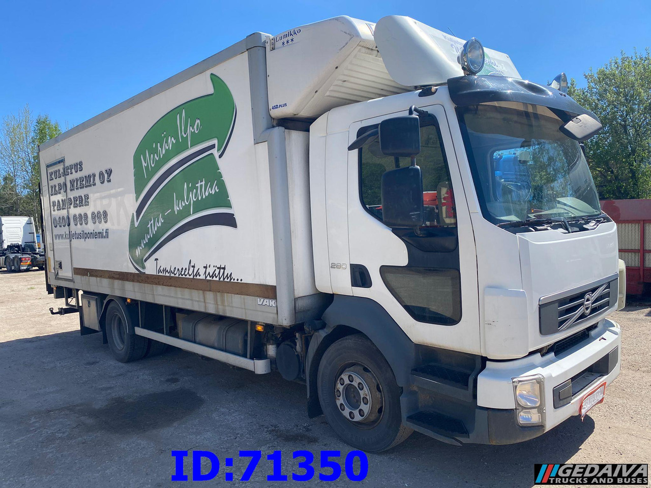 VOLVO FL 280 4x2 Refrigerator - Hűtős teherautó: 2 kép. VOLVO FL 280 4x2 Refrigerator - Hűtős teherautó: 2 kép.
