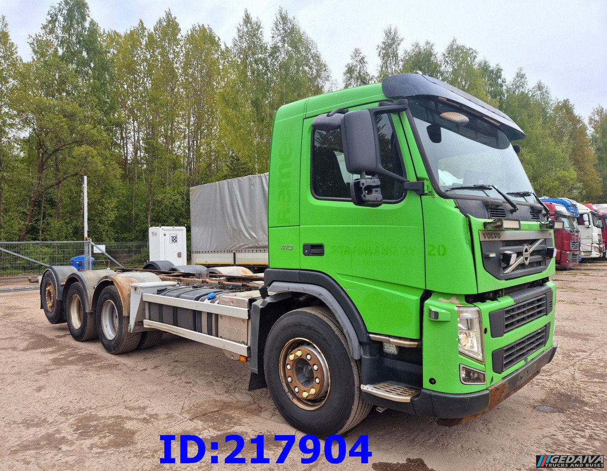 VOLVO FM 410HP 8x4 (Steering axle) - Alvaz teherautó: 4 kép. VOLVO FM 410HP 8x4 (Steering axle) - Alvaz teherautó: 4 kép.