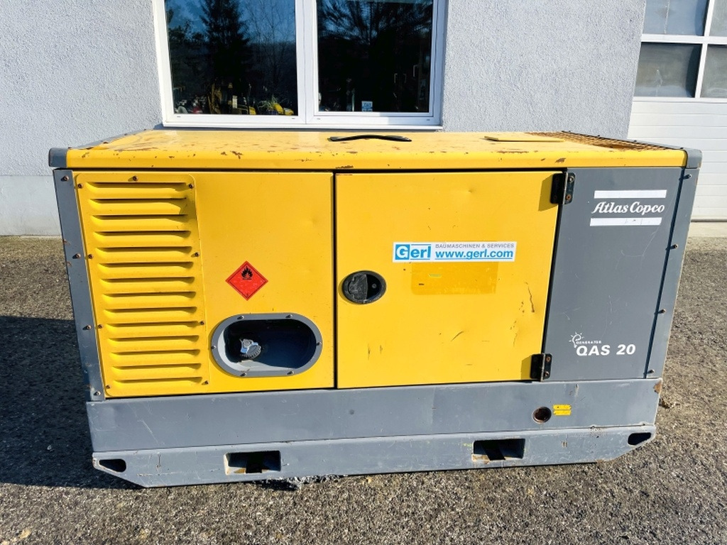 Atlas Copco QAS20 PDS (3916) - Áramfejlesztő: 2 kép. Atlas Copco QAS20 PDS (3916) - Áramfejlesztő: 2 kép.