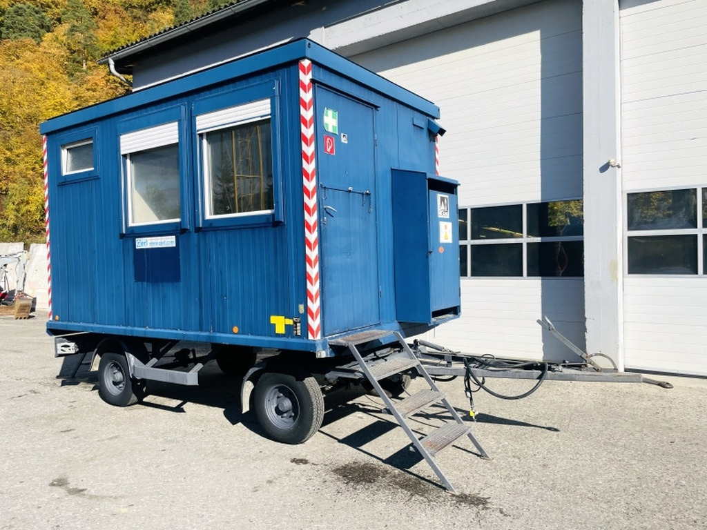Diverses HOFFMANN FZS4 BAUWAGEN (4072) - Konténerház, Pótkocsi: 4 kép. Diverses HOFFMANN FZS4 BAUWAGEN (4072) - Konténerház, Pótkocsi: 4 kép.