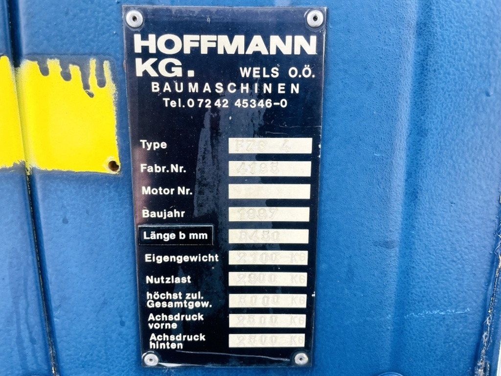 Diverses HOFFMANN FZS4 BAUWAGEN (4072) - Konténerház, Pótkocsi: 3 kép. Diverses HOFFMANN FZS4 BAUWAGEN (4072) - Konténerház, Pótkocsi: 3 kép.