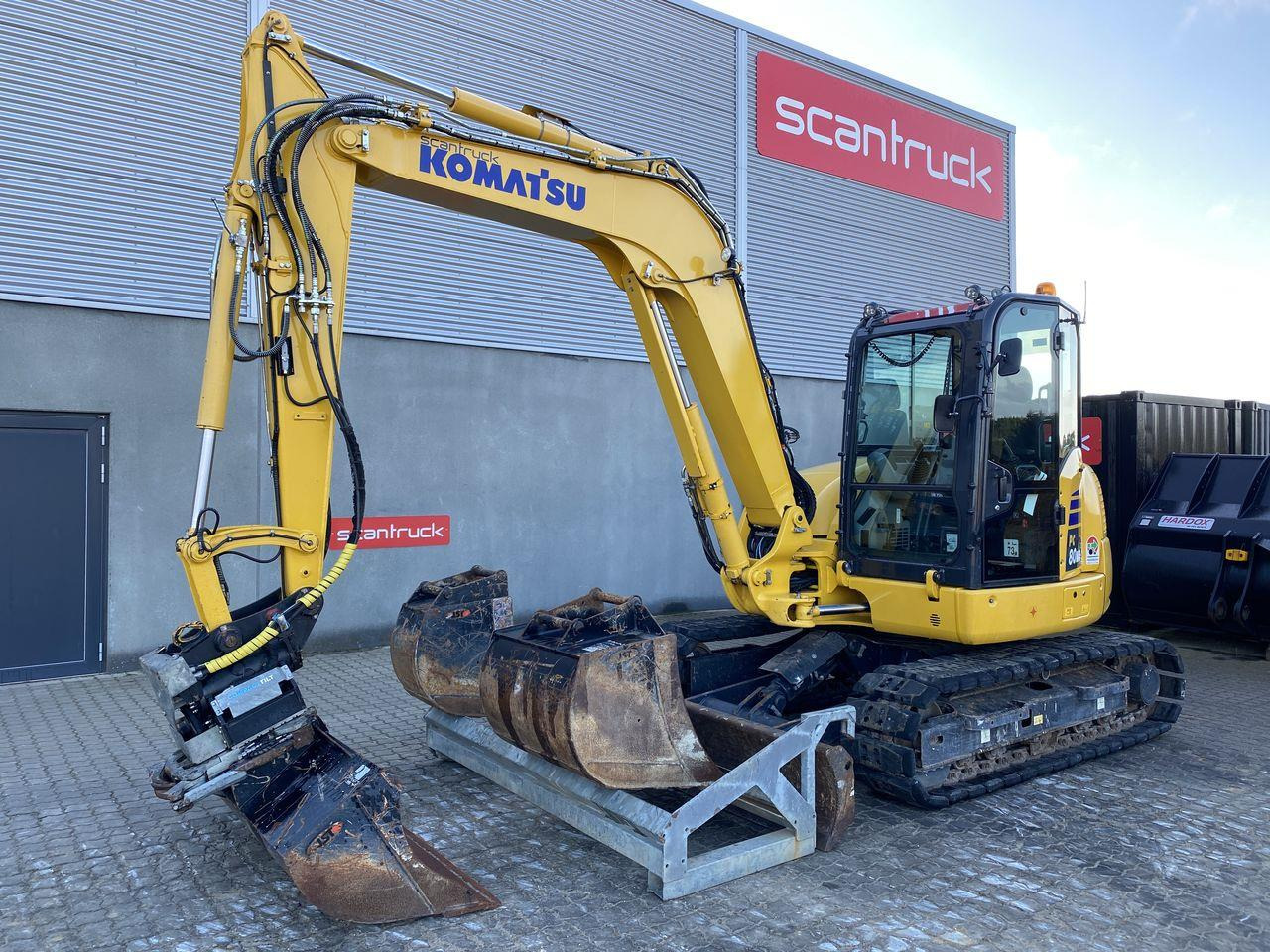 Komatsu PC80MR-5EO - Minikotró: 1 kép. Komatsu PC80MR-5EO - Minikotró: 1 kép.