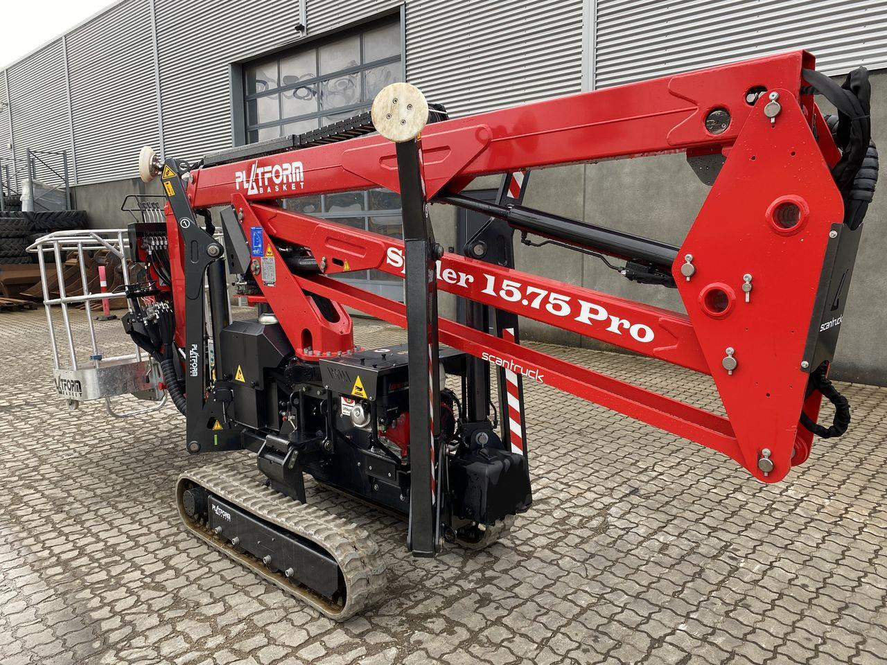 Platform Basket SPIDER 15.75 STD - Gumilánctalpas személyemelő: 2 kép. Platform Basket SPIDER 15.75 STD - Gumilánctalpas személyemelő: 2 kép.