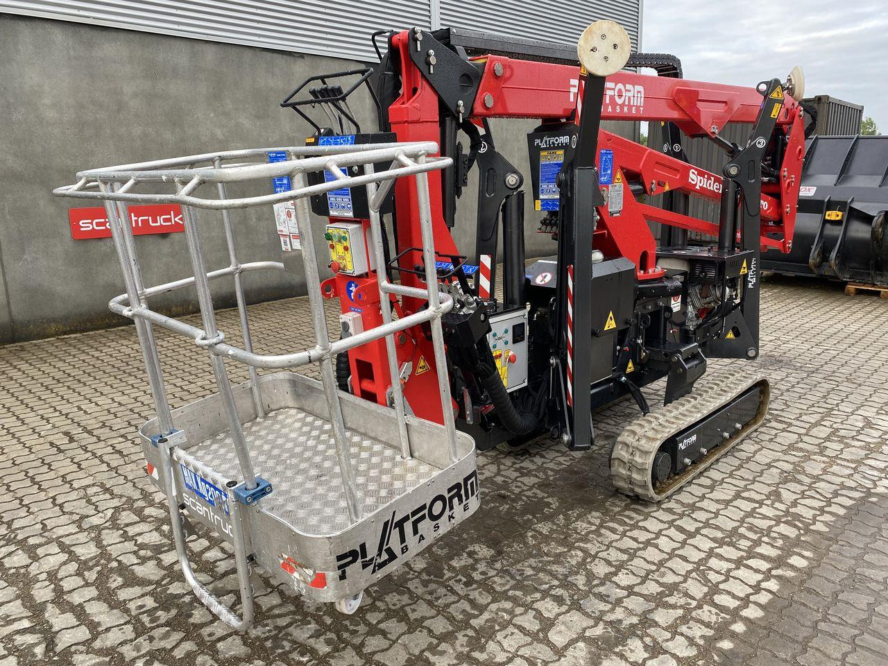 Platform Basket SPIDER 15.75 STD - Gumilánctalpas személyemelő: 1 kép. Platform Basket SPIDER 15.75 STD - Gumilánctalpas személyemelő: 1 kép.