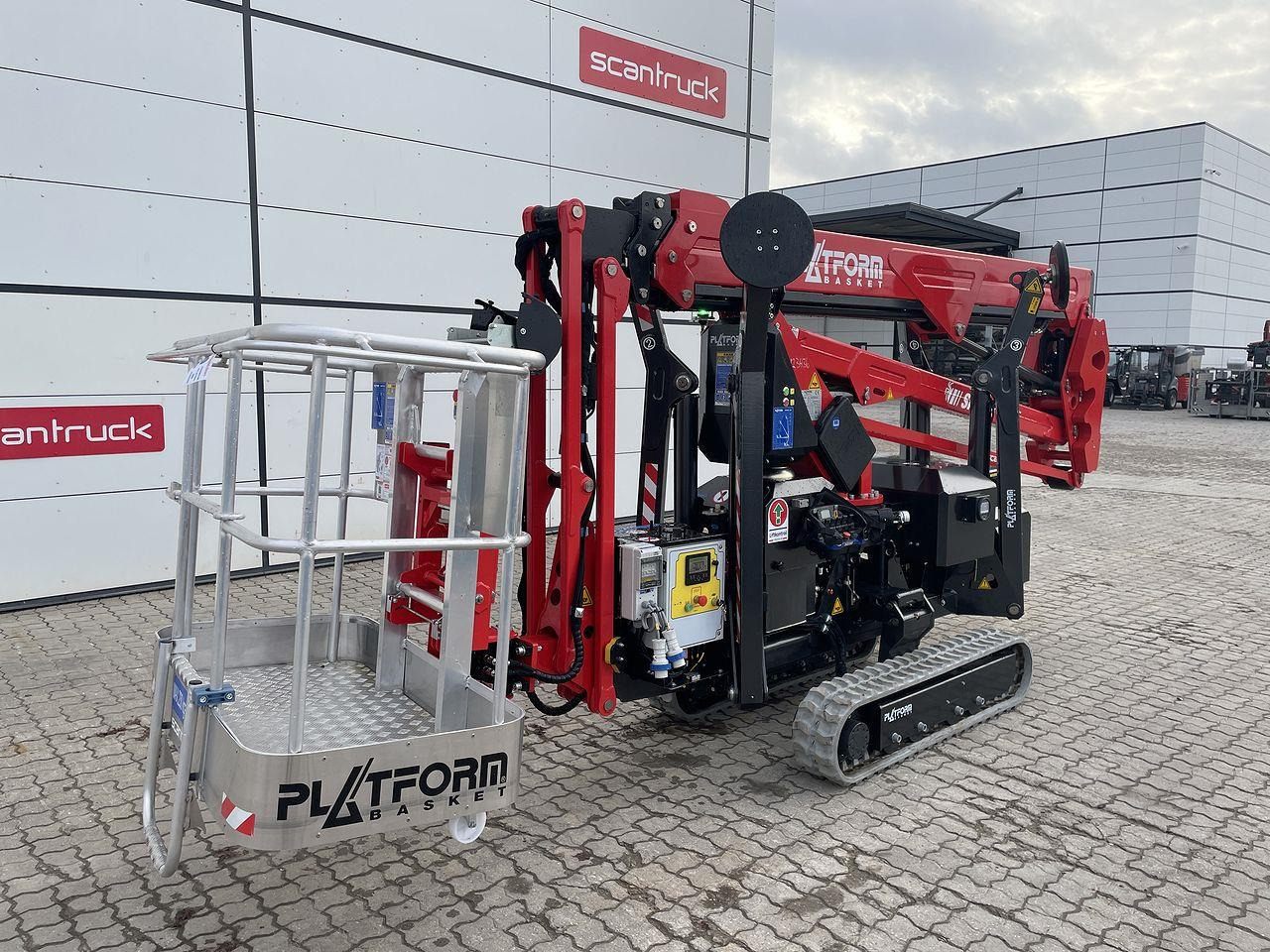 Platform Basket Spider 18.95 E - Lithium - Gumilánctalpas személyemelő: 1 kép. Platform Basket Spider 18.95 E - Lithium - Gumilánctalpas személyemelő: 1 kép.