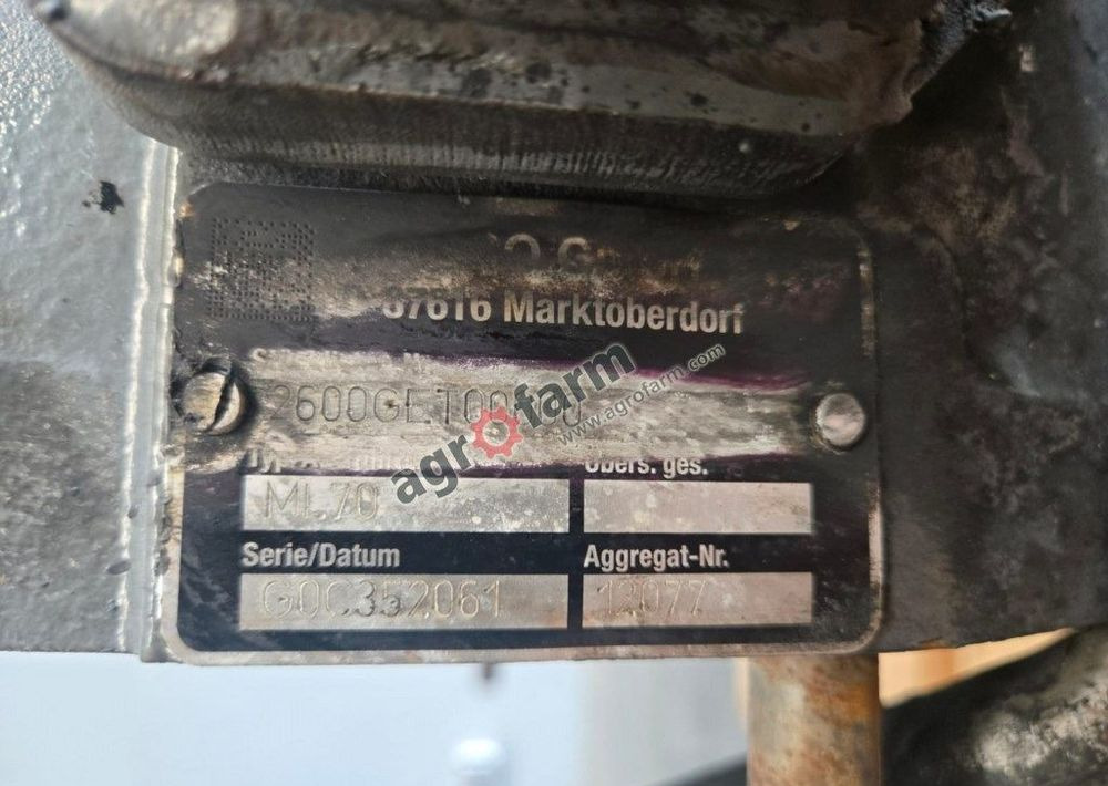 Skrzynia biegów Fendt 210 F Vario, ML70 - Sebességváltó: 2 kép. Skrzynia biegów Fendt 210 F Vario, ML70 - Sebességváltó: 2 kép.