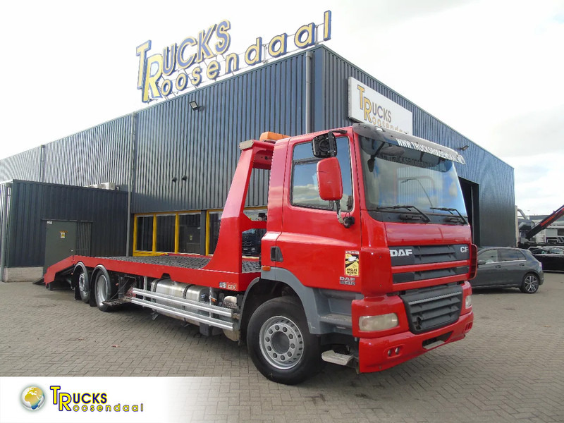 DAF CF 85.410 + EURO 5 + HYDRO RAMPS + 6X2 + RETARDER - Autószállító teherautó: 1 kép. DAF CF 85.410 + EURO 5 + HYDRO RAMPS + 6X2 + RETARDER - Autószállító teherautó: 1 kép.