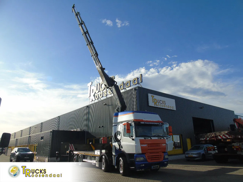 DAF CF 85.430 + PALFINGER 44TON/M / 6 HYDRO X + 8X2 + STEERING - Darus autó: 1 kép. DAF CF 85.430 + PALFINGER 44TON/M / 6 HYDRO X + 8X2 + STEERING - Darus autó: 1 kép.