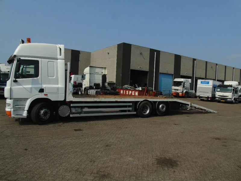 DAF CF 85.430 + RAMPS HYDRO + 6x2 - Autószállító teherautó: 2 kép. DAF CF 85.430 + RAMPS HYDRO + 6x2 - Autószállító teherautó: 2 kép.