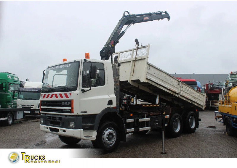 DAF Kipper 6x4 + SPRING + EURO 1 + no CRANE + Manuel + BE apk 09-2024 - Billenőplatós teherautó: 1 kép. DAF Kipper 6x4 + SPRING + EURO 1 + no CRANE + Manuel + BE apk 09-2024 - Billenőplatós teherautó: 1 kép.