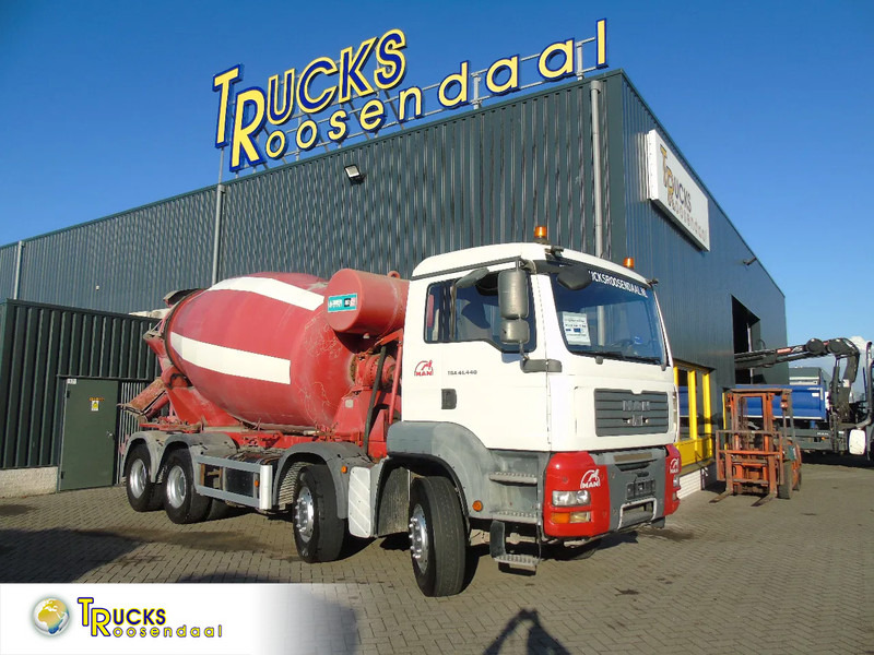 MAN TGA 41.440 + 8x4 + manual + spring - Betonmixer: 1 kép. MAN TGA 41.440 + 8x4 + manual + spring - Betonmixer: 1 kép.