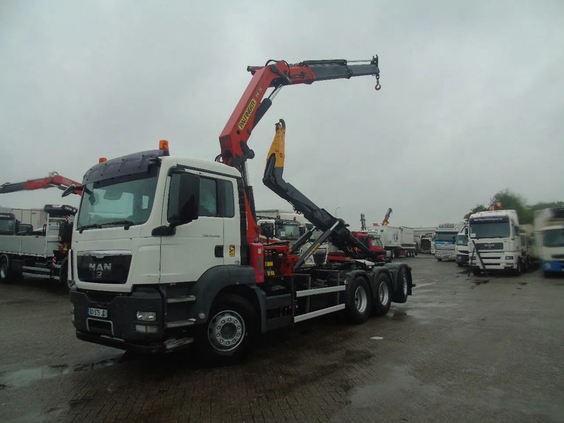 MAN TGS 35.440 + PALFINGER 24500 + 8X4 + EURO 5 + REMOTE - Horgos rakodó teherautó, Darus autó: 2 kép. MAN TGS 35.440 + PALFINGER 24500 + 8X4 + EURO 5 + REMOTE - Horgos rakodó teherautó, Darus autó: 2 kép.