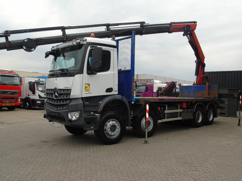 Mercedes-Benz Arocs 3242 + PALFINGER 33002EH 7x EXTENTION + 8X4 + EURO 6 + REMOTE - Darus autó: 2 kép. Mercedes-Benz Arocs 3242 + PALFINGER 33002EH 7x EXTENTION + 8X4 + EURO 6 + REMOTE - Darus autó: 2 kép.