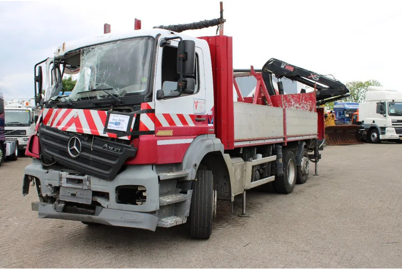 Mercedes-Benz Axor 2633 + HIAB 144 BS 2 HIDUO + 6X2+REMOTE - Darus autó: 4 kép. Mercedes-Benz Axor 2633 + HIAB 144 BS 2 HIDUO + 6X2+REMOTE - Darus autó: 4 kép.