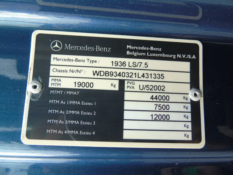 Nyergesvontató Mercedes-Benz Actros 1836 MP3 + euro 5 + 366.000km!: 17 kép.