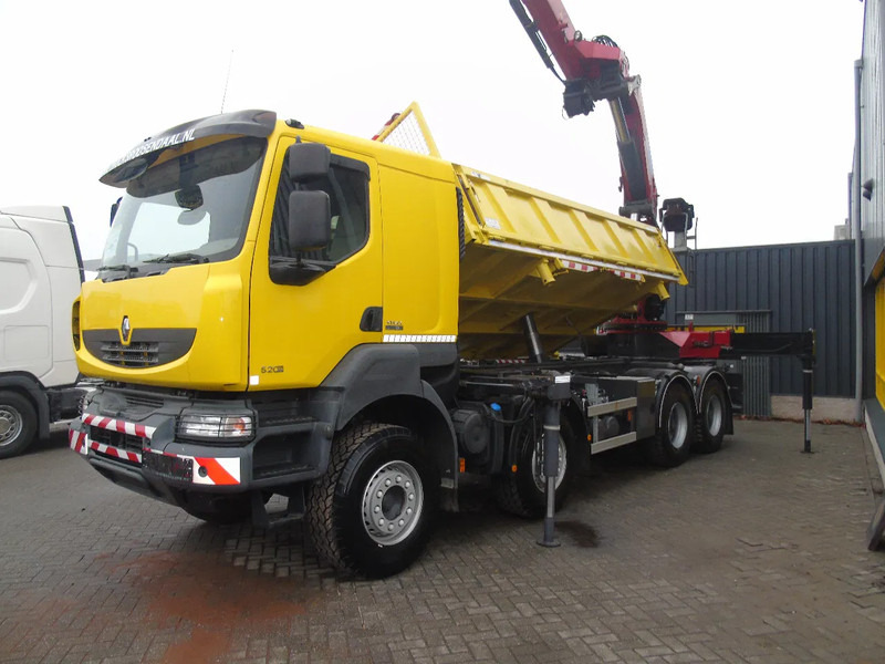 Renault Kerax 520DXI + HMF 6020 K5 // NEW/UNUSED! 15CRANE HOURS / 3.114KM! + 8X4 + REMOTE - Darus autó: 2 kép. Renault Kerax 520DXI + HMF 6020 K5 // NEW/UNUSED! 15CRANE HOURS / 3.114KM! + 8X4 + REMOTE - Darus autó: 2 kép.