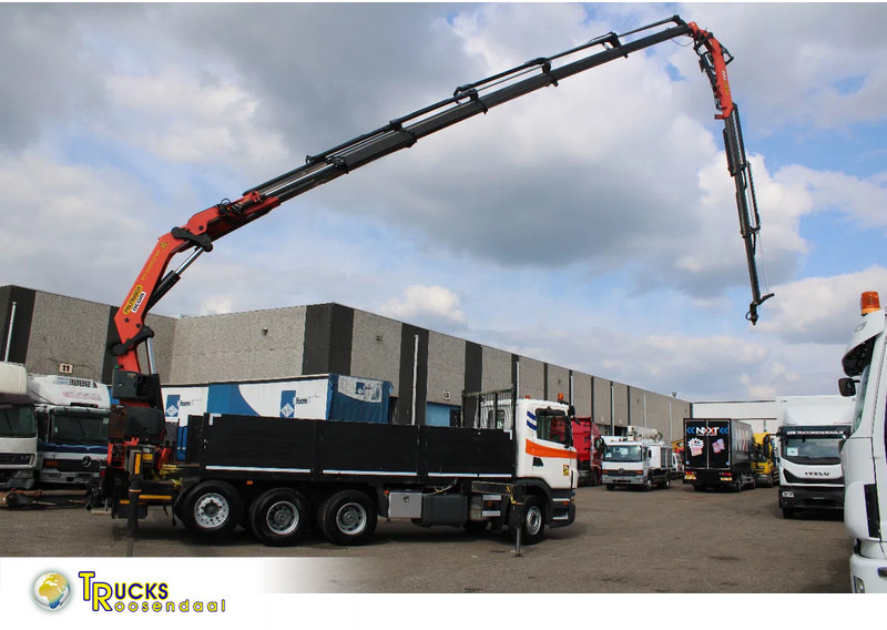 Scania G 480 + PALFINGER 500002EH 6x / JIB 3x + 8x4 STEERING + REMOTE - Darus autó: 1 kép. Scania G 480 + PALFINGER 500002EH 6x / JIB 3x + 8x4 STEERING + REMOTE - Darus autó: 1 kép.