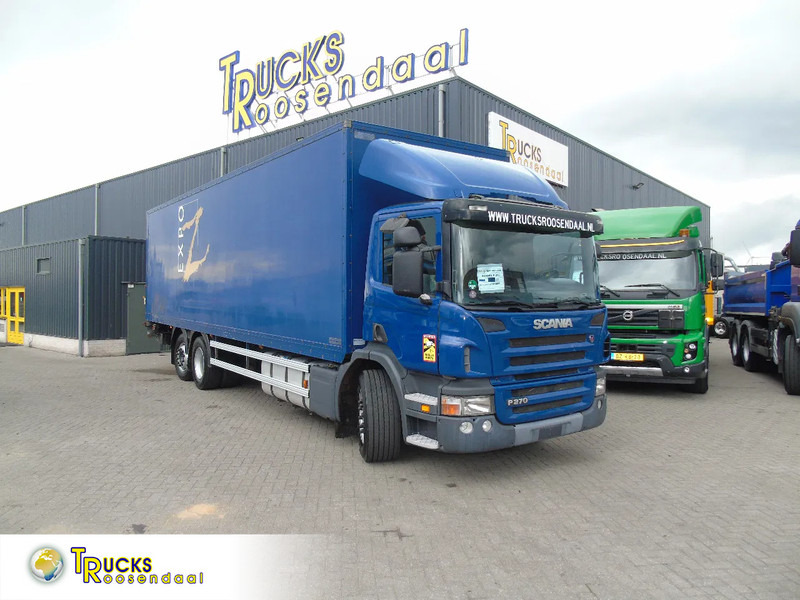 Scania P 270 + 6x2 + manual + 9.85 box - Dobozos felépítményű teherautó: 1 kép. Scania P 270 + 6x2 + manual + 9.85 box - Dobozos felépítményű teherautó: 1 kép.