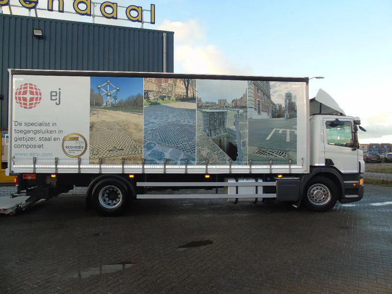 Scania P 370 + LIFT + EURO 6 + 19T - Ponyvás teherautó: 3 kép. Scania P 370 + LIFT + EURO 6 + 19T - Ponyvás teherautó: 3 kép.