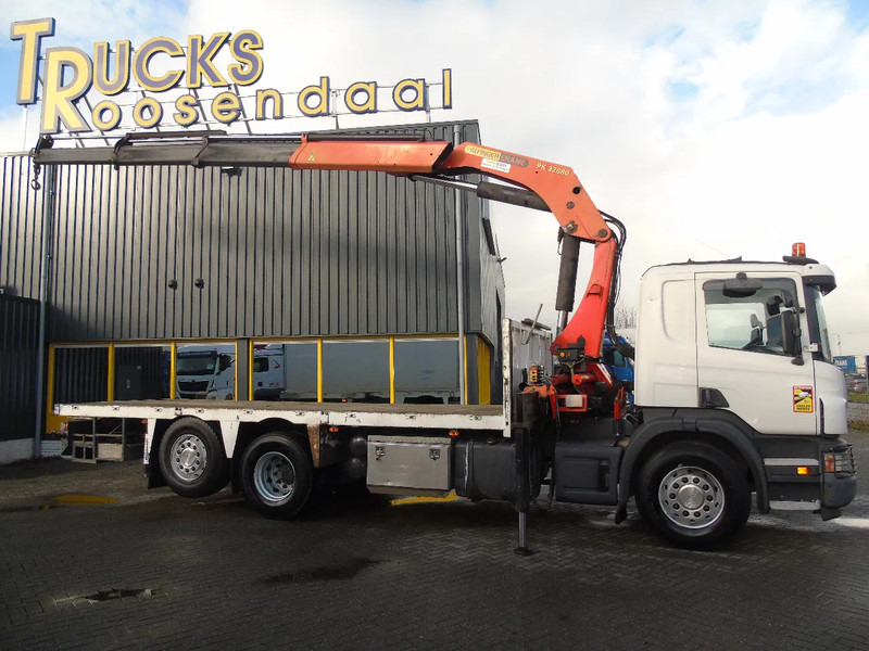 Scania P 420 + PALFINGER 32080 + STEERING + 6X2 - Darus autó: 2 kép. Scania P 420 + PALFINGER 32080 + STEERING + 6X2 - Darus autó: 2 kép.