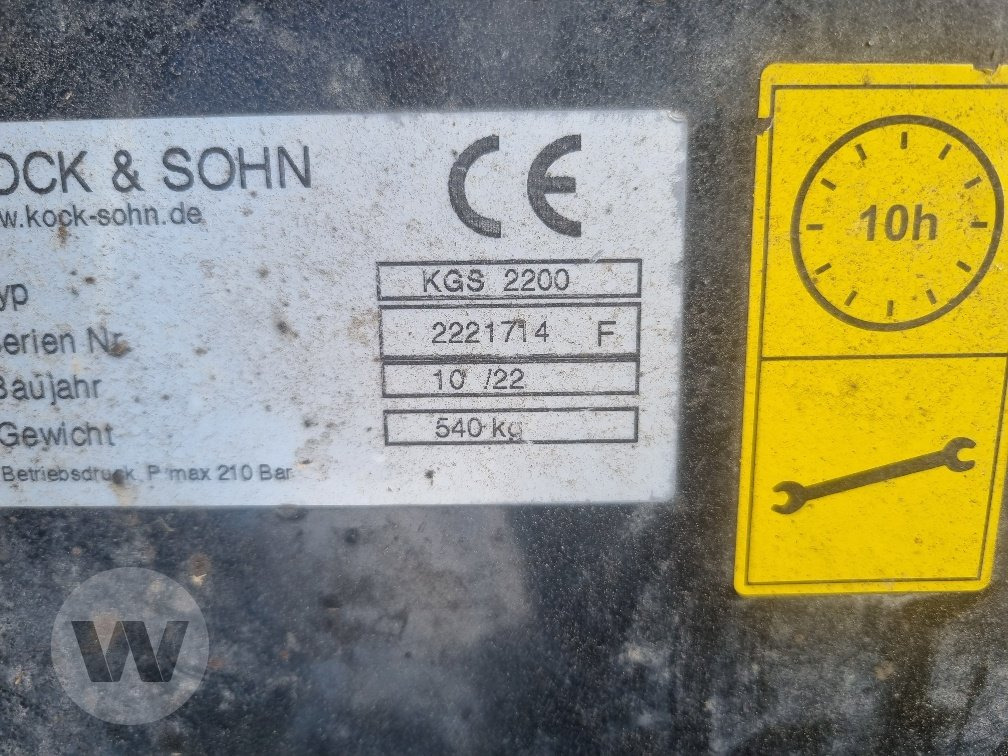 Kock & Sohn GS 2200 - Silózó berendezések: 3 kép. Kock & Sohn GS 2200 - Silózó berendezések: 3 kép.