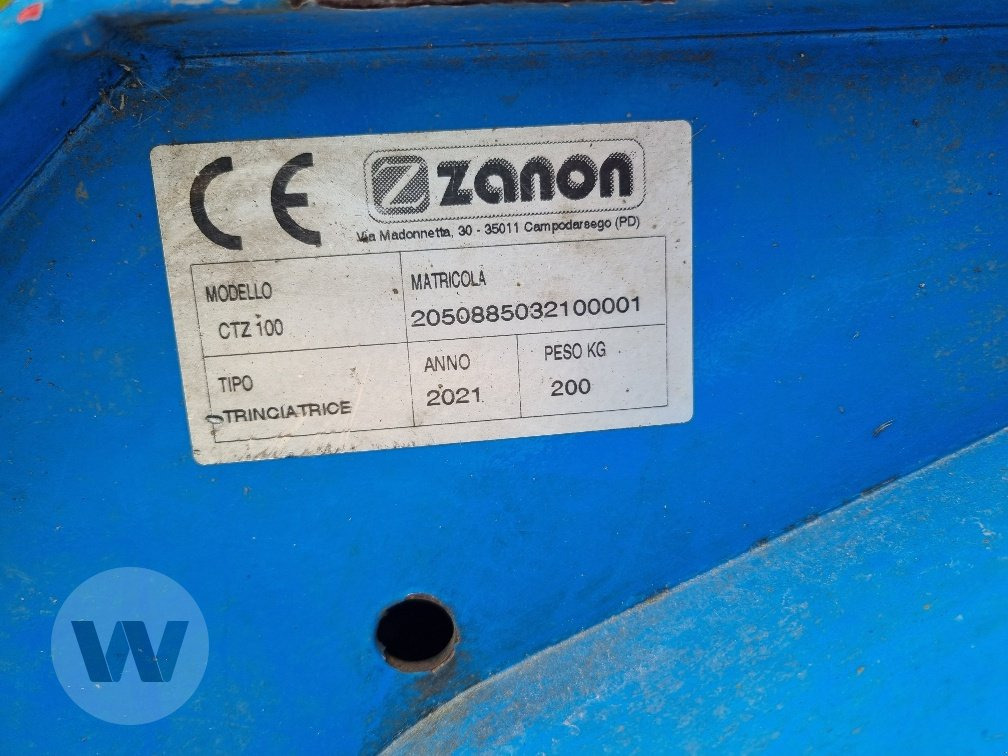 Zanon CTZ 100 - Szárzúzó/ Mulcsozó: 3 kép. Zanon CTZ 100 - Szárzúzó/ Mulcsozó: 3 kép.