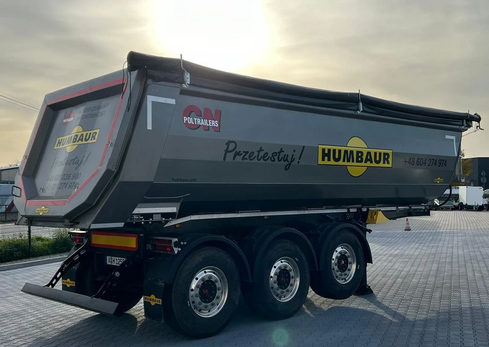 Humbaur HKS 24m3 HARDOX - Félpótkocsi billenőplatós: 3 kép. Humbaur HKS 24m3 HARDOX - Félpótkocsi billenőplatós: 3 kép.