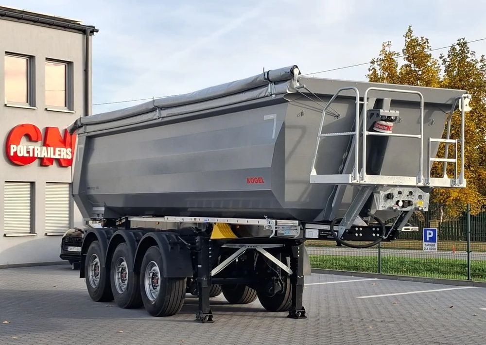 Kögel stalowa wywrotka 27 m3 - Félpótkocsi billenőplatós: 2 kép. Kögel stalowa wywrotka 27 m3 - Félpótkocsi billenőplatós: 2 kép.