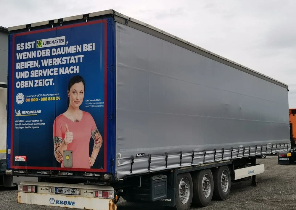 Krone STANDARD FIRANKA - Ponyvás félpótkocsi: 4 kép. Krone STANDARD FIRANKA - Ponyvás félpótkocsi: 4 kép.