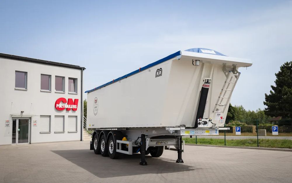 Menci Wywrotka aluminiowa 52 m3 // dach elektryczny CRAMARO // Waga 6140 kg // Alufelgi - Félpótkocsi billenőplatós: 2 kép. Menci Wywrotka aluminiowa 52 m3 // dach elektryczny CRAMARO // Waga 6140 kg // Alufelgi - Félpótkocsi billenőplatós: 2 kép.