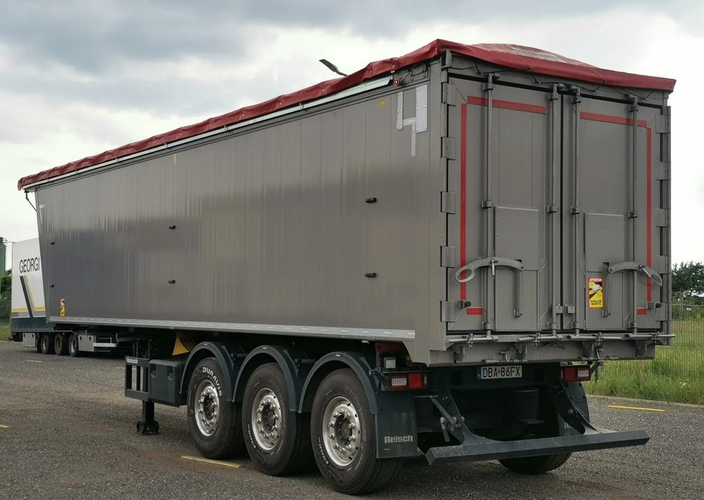 Reisch Aluminiowa 50m3, dach Cramaro manualny - Félpótkocsi billenőplatós: 5 kép. Reisch Aluminiowa 50m3, dach Cramaro manualny - Félpótkocsi billenőplatós: 5 kép.