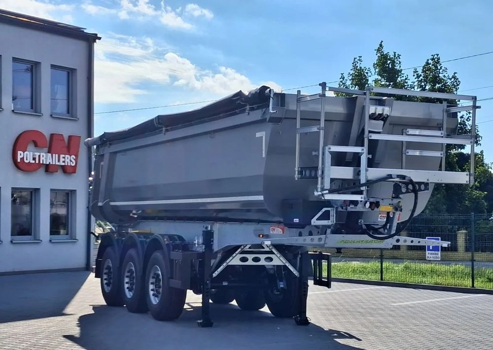 Schmitz Cargobull Wywrotka stalowa 25m3, Klapa zewnętrzna - Félpótkocsi billenőplatós: 3 kép. Schmitz Cargobull Wywrotka stalowa 25m3, Klapa zewnętrzna - Félpótkocsi billenőplatós: 3 kép.