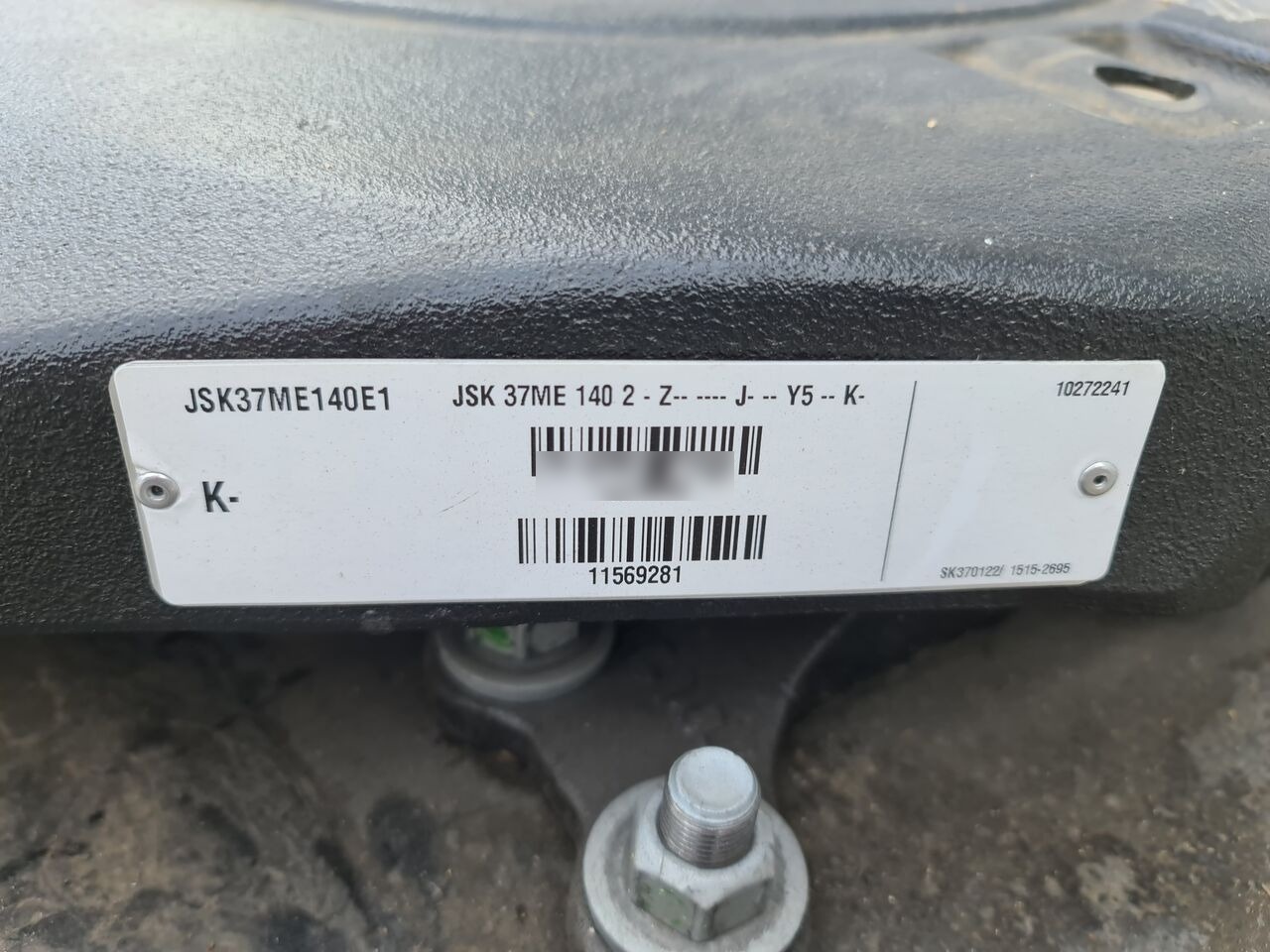 DAF MAN SCANIA VOLVO RENAULT IVECO FIFTH WHEEL / Jost JSK37ME140E1 JSK 37ME 140 MP 0815- 74 / WORLDWIDE DELIVERY - Nyereg - Teherautó: 5 kép. DAF MAN SCANIA VOLVO RENAULT IVECO FIFTH WHEEL / Jost JSK37ME140E1 JSK 37ME 140 MP 0815- 74 / WORLDWIDE DELIVERY - Nyereg - Teherautó: 5 kép.