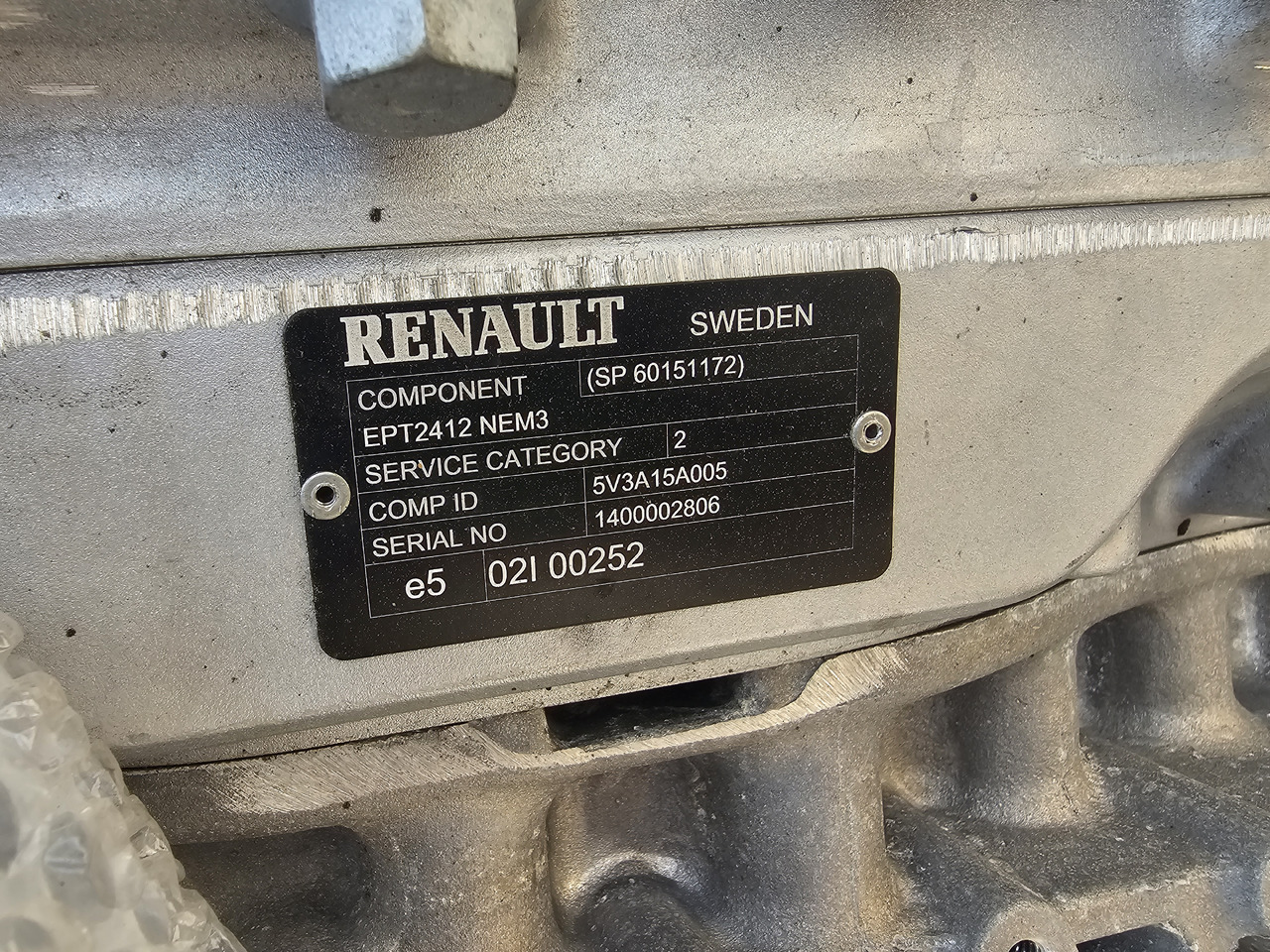 Motor RENAULT ELECTRIC ENGINE / EPT2412 / NEM3 / T E-TECH C-ETECH [ Copy ]: 9 kép.