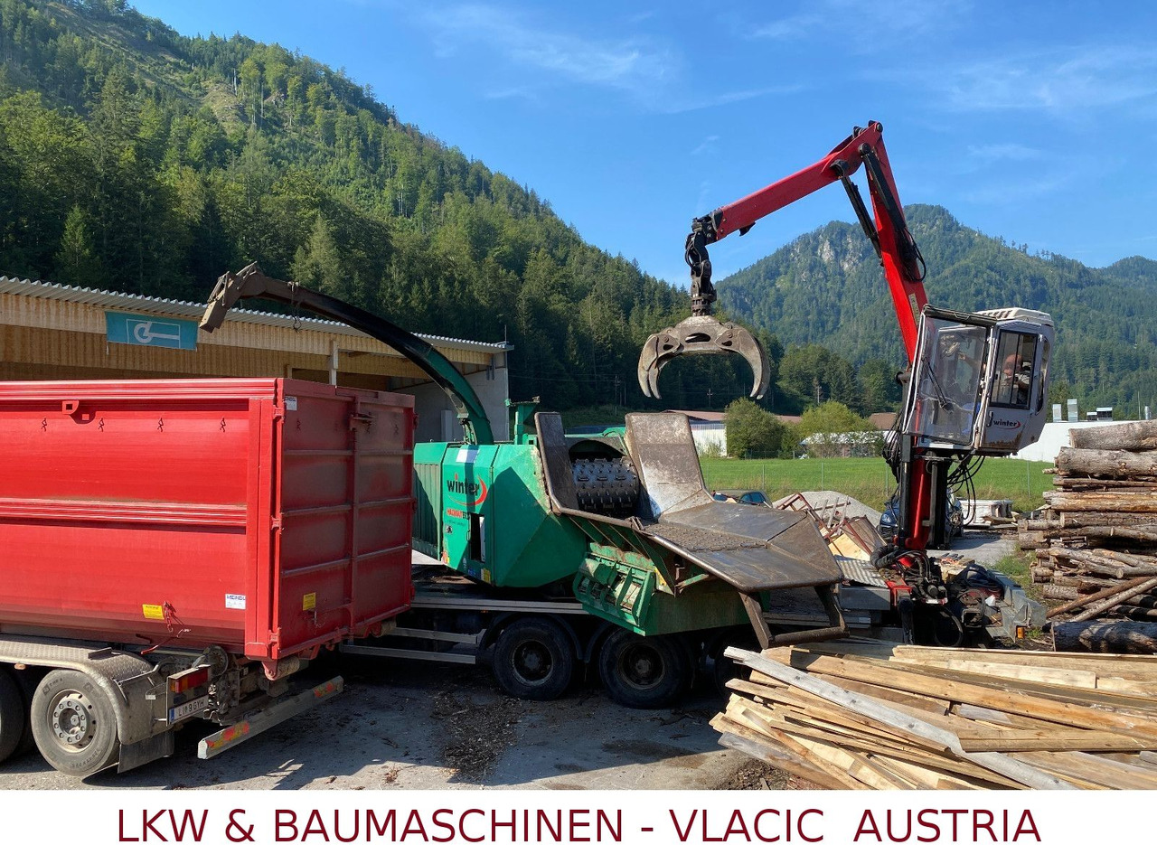 DAF CF85 Holzhackmaschine JENZ HEM 700 - Rönkszállító teherautó: 3 kép. DAF CF85 Holzhackmaschine JENZ HEM 700 - Rönkszállító teherautó: 3 kép.