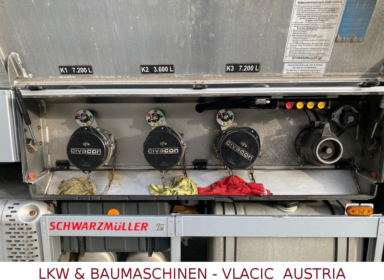 Tartályos teherautó Iveco Stralis 460 Benz/Diesel Schwarzmüller-Kompletzug: 11 kép.