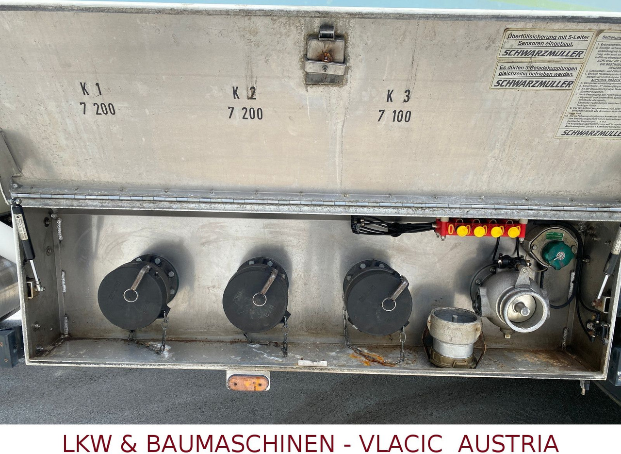 Schwarzmüller Tank ADR Benzin/ Diesel 23430Liter - Tartályos pótkocsi: 2 kép. Schwarzmüller Tank ADR Benzin/ Diesel 23430Liter - Tartályos pótkocsi: 2 kép.